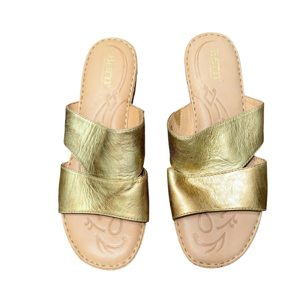 Born Gold Sandal Size 9